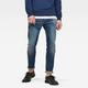 Slim-fit-Jeans G-STAR RAW "3301 Slim" Gr. 30, Länge 32, blau (worker blue faded) Herren Jeans Slim Fit