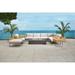 NewAge Products Monterey 4 Seater Patio Conversation Set with Coffee Table and Side Table