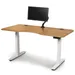 Copeland Furniture Invigo Ergonomic Sit-Stand Desk with Monitor Arm - 3072-RRC-EE-77-W-G-M-P-N-N-N