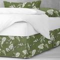 Bayou Breeze Fermont Cal-King Bed Skirt 18" Drop Cotton in Green | 15 H x 39 W x 80 D in | Wayfair F86377A30E614C1197F199BDC7D99898