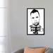 iCanvas Mugshot John Dillinger; Public Enemy Number 1 - Gangster Graphic Art on Canvas in Black/White | 26 H x 18 W in | Wayfair