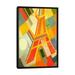 iCanvas 'Eiffel Tower' by Robert Delaunay Painting Print on Canvas Metal in Green/Red/White | 40 W x 1.5 D in | Wayfair 11311-1PC6-60x40-FF01