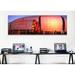 Ebern Designs Panoramic The Facade of a stadium, University of Phoenix Stadium, Glendale, Phoenix, Arizona | 24 H x 72 W x 1.5 D in | Wayfair