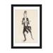 Vault W Artwork 'Le Danseur a la Canne 1889' by Georges Seurat Painting Print on Canvas in Black/Gray/White | 16 W in | Wayfair