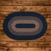 Black/Blue Oval 11' x 14' Area Rug - Rosalind Wheeler Madison - Blue Moon 2"X11" Wool | Wayfair 0138A48127064F7F98E43C447150AFB9