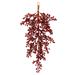 The Holiday Aisle® Burgundy Glitter Swag | 33 H x 5.5 W x 22 D in | Wayfair 4DB588F8D4674C10B460B140E65816C8