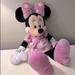 Disney Toys | Host Pick Disney Minnie Mouse Plush Stuffed Animal Doll | Color: Black/Pink | Size: 18” Long