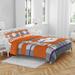 Clemson Tigers Heathered Stripe 3-Piece Full/Queen Bed Set