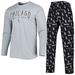 Men's Concepts Sport Black/Gray Chicago White Sox Breakthrough Long Sleeve Top & Pants Sleep Set