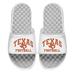 Unisex ISlide White Texas Longhorns Football Varsity Slide Sandals