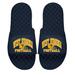 Unisex ISlide Navy West Virginia Mountaineers Football Varsity Slide Sandals