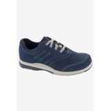 Wide Width Women's Drew Columbia Flats by Drew in Navy Suede (Size 7 W)