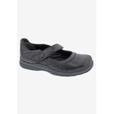 Extra Wide Width Women's Drew Endeavor Flats by Drew in Dusty Black Leather (Size 6 1/2 WW)