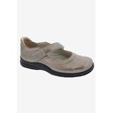 Wide Width Women's Drew Endeavor Flats by Drew in Dusty Pewter Leather (Size 6 W)