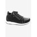 Extra Wide Width Women's Drew Strobe Sneakers by Drew in Black Suede Combo (Size 7 1/2 WW)