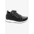 Extra Wide Width Women's Drew Strobe Sneakers by Drew in Black Suede Combo (Size 8 1/2 WW)