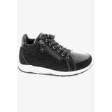 Extra Wide Width Women's Drew Strobe Sneakers by Drew in Black Suede Combo (Size 8 1/2 WW)