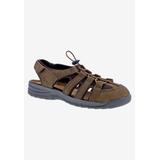 Wide Width Women's Drew Element Sandals by Drew in Brown Nubuck (Size 6 1/2 W)