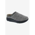 Extra Wide Width Women's Drew Unwind Mules by Drew in Grey Woven (Size 6 WW)