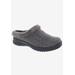 Extra Wide Width Women's Drew Comfy Mules by Drew in Grey Fabric (Size 6 1/2 WW)