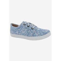 Women's Drew Ruby Flats by Drew in Blue Floral Canvas (Size 11 M)