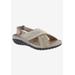 Women's Drew Bon Voyage Sandals by Drew in Beige Fabric (Size 10 M)