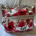 Coach Bags | Coach Poppy Floral Print Hallie Tote Purse | Color: Red/White | Size: Os