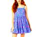Lilly Pulitzer Dresses | Lilly Pulitzer Alision Dress Fit-And-Flare Blue Peri Takin It Easy 8, 10 | Color: Blue/Pink | Size: Various