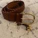 Michael Kors Accessories | Michael Kors Leather Woven Belt Sz Small | Color: Brown/Gold | Size: Small