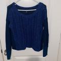 American Eagle Outfitters Sweaters | American Eagle Outfitters Size Small Womens Sweater Blue Sweater Knit Sweater | Color: Blue | Size: S