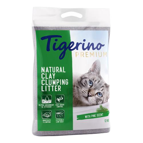 2 x 12 kg Tigerino Premium Katzenstreu zum Sonderpreis! - Special Edition: Pinienduft