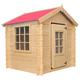 Wooden Playhouse for Kids Outdoor, 19 mm planks - Fun Wendy House Outdoor Play - Garden Play House for Kids W111 x D114 x H121 cm - Timbela M570R