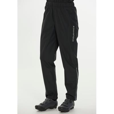 Radhose ENDURANCE "Vanda", Damen, Gr. 42, EURO-Größen, schwarz, 100% Polyester, unifarben, sportlich, Hosen, mit reflektierenden Elementen Image