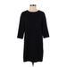 Old Navy Casual Dress - Shift: Black Solid Dresses - Women's Size Small