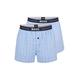 BOSS Herren Pyjamashorts BOXER EW 2er-Pack, hellblau, Gr. M