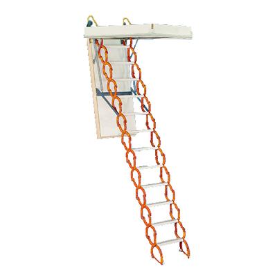 Rainbow Attic Prestige Telescoping Attic Ladder Orange