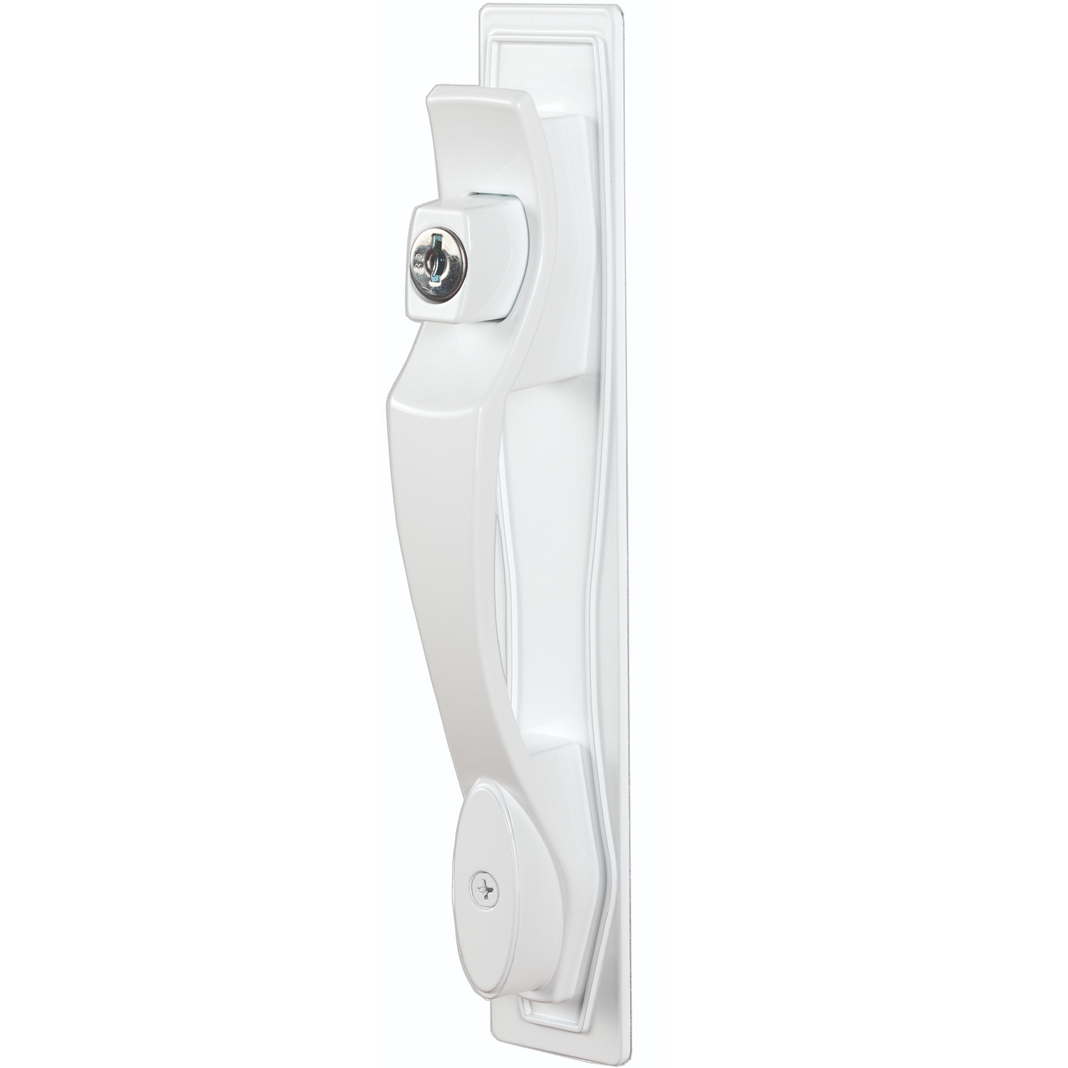 Larson Surface Mount Heavy Duty Push Button Handle White - Single Item