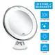 Miroir de Maquillage Flexible Grossissant 10x 14 Led Écran Tactile Éclairé Vanité Portable