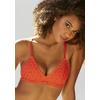 Bralette S.OLIVER "Clarissse", Damen, Gr. 46, N-Gr, rot, Microtouch, Obermaterial: 93% Polyamid, 7% Elasthan, feminin, sehr schmal, BHs, ohne Bügel aus feiner, floraler Spitze ohne Verschluss und Bügel