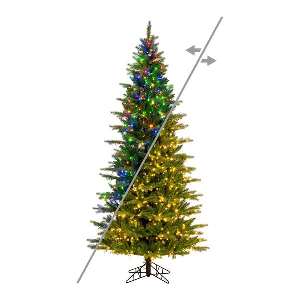 Vickerman 673799 - 5.5' x 36" Artificial Balsam Spruce 650 Color Changing LED Lights Christmas Tree