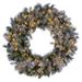 Vickerman 693087 - 60" Frosted Douglas Wreath 3mm 600WW (K224763LED) Frosted Christmas Wreath