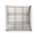 EMORY PLAID TAN Accent Pillow By Kavka Designs