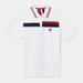 Fila Heritage Essentials Short Sleeve Tennis Polo Men's Tennis Apparel White/Fila Navy/Fila Red