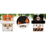 San Francisco Giants 3-Pack Ornament Set