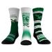 Unisex Rock Em Socks Philadelphia Eagles Throwback Three-Pack Crew Sock Set