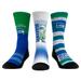 Unisex Rock Em Socks Seattle Seahawks Throwback Three-Pack Crew Sock Set