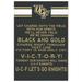 UCF Knights 23'' x 34'' Fight Song Wall Art