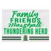 Marshall Thundering Herd 24'' x 34'' Friends Family Wall Art