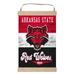 Arkansas State Red Wolves Retro Logo Banner Sign