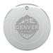 CU Denver Lynx 3'' Round Glass Ornament